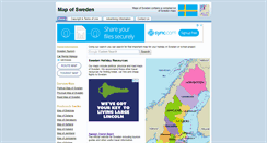 Desktop Screenshot of map-of-sweden.co.uk