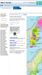 Mobile Screenshot of map-of-sweden.co.uk